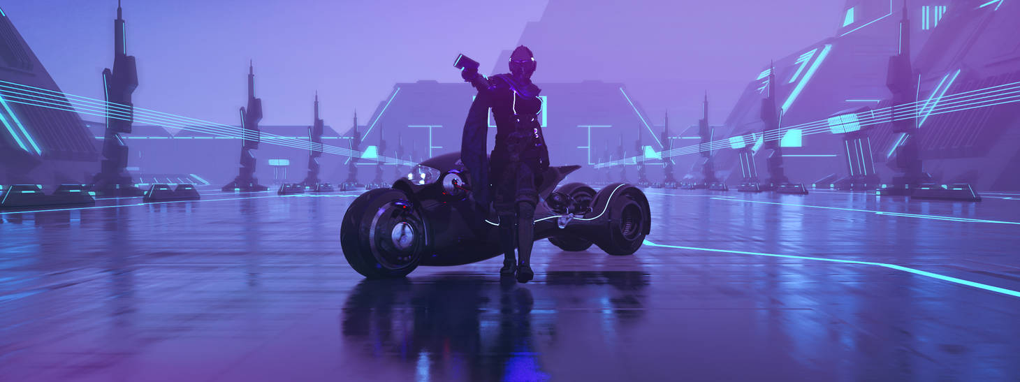 Showdown in Neon City by armieri on DeviantArt