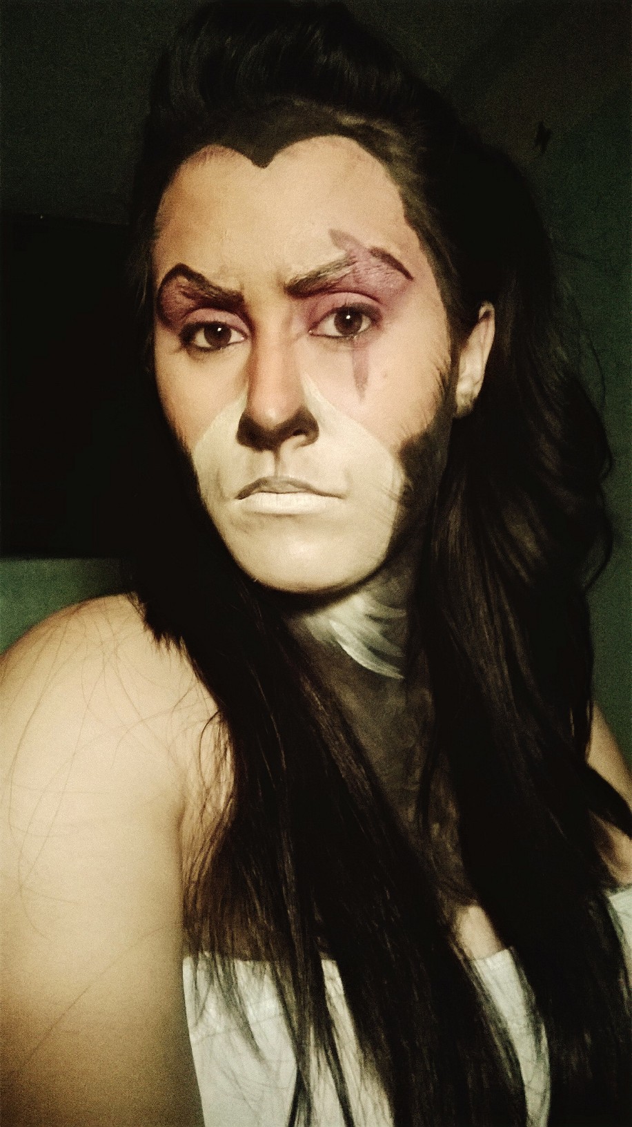 Scar makeup- lion king (closed mouth) by zombieloverkey on DeviantArt