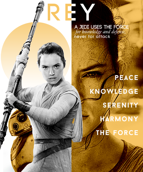 Rey Fan Poster