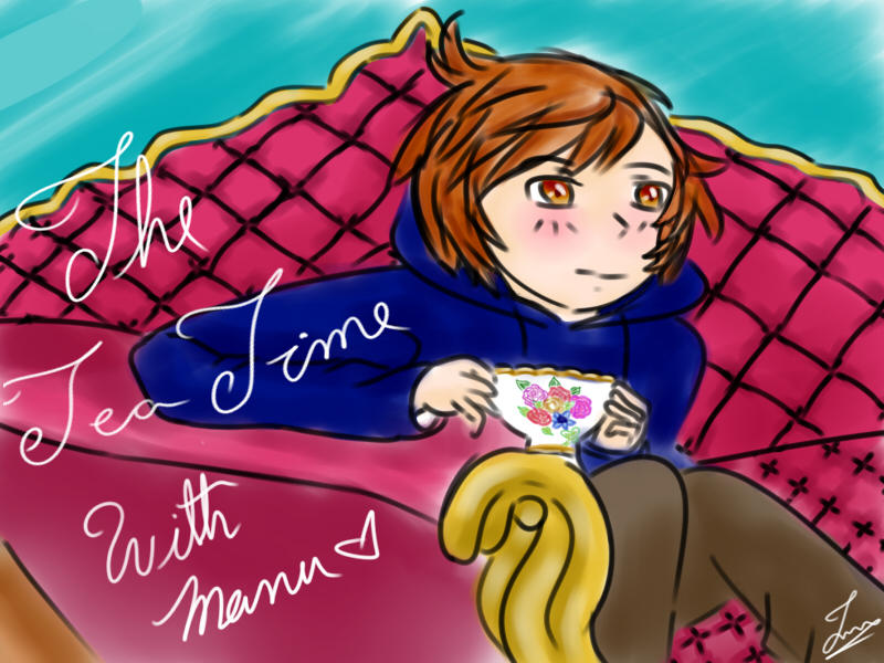 Manu tea time by amynochan on DeviantArt