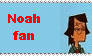 My Noah fan stamp.