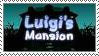 Luigi's Mansion Fan Stamp.