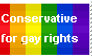 Conservative For Gay Rights.