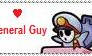 General Guy fan stamp.