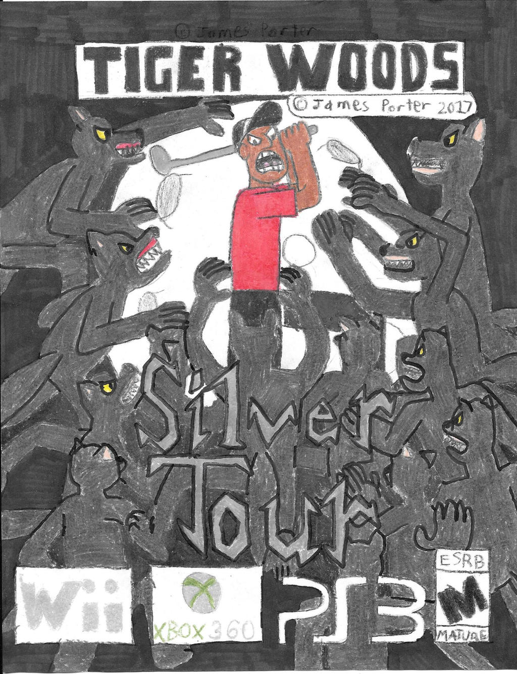 Tiger Woods Silver Tour Box Art.