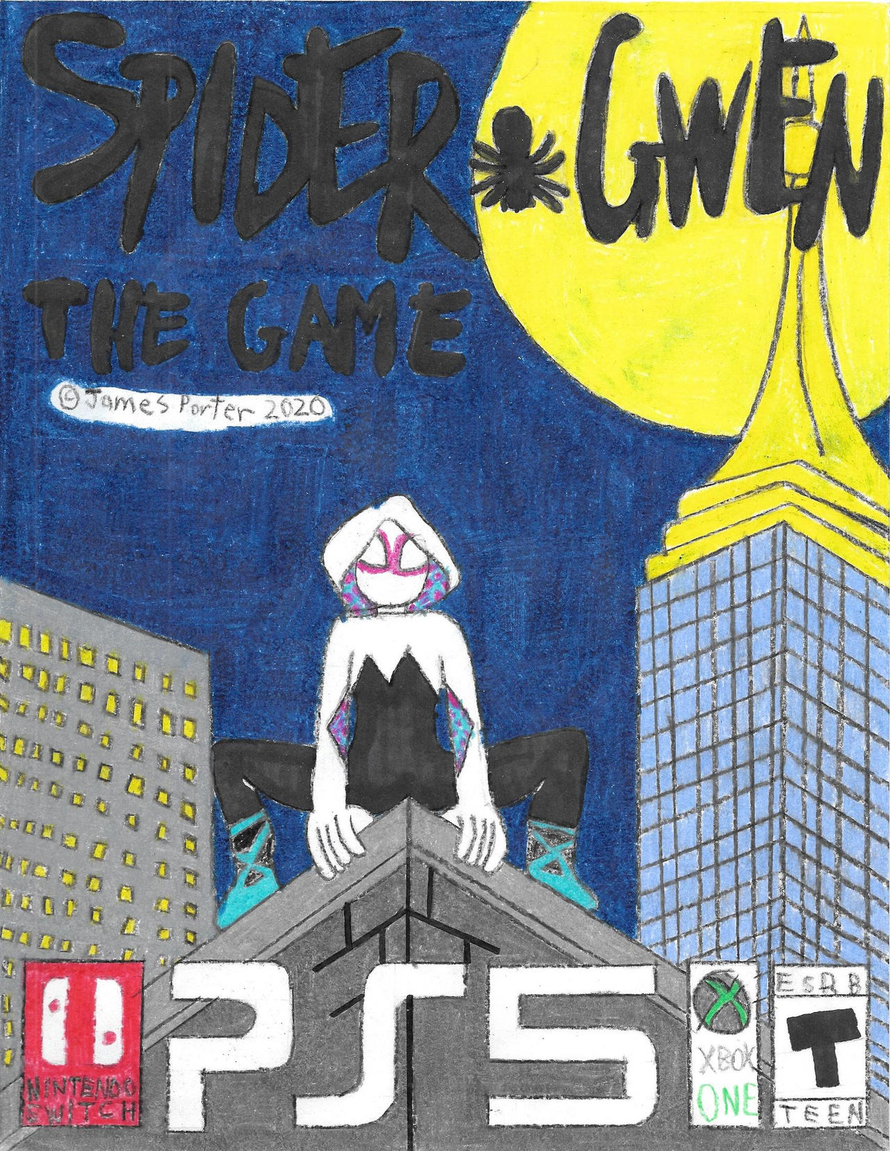 Spider-Gwen The Game box art.