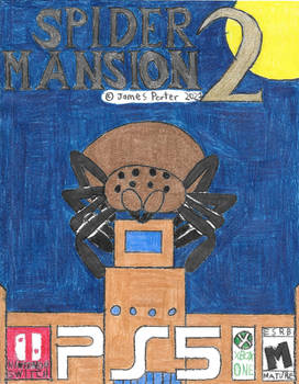 Spider Mansion 2 video game box art.