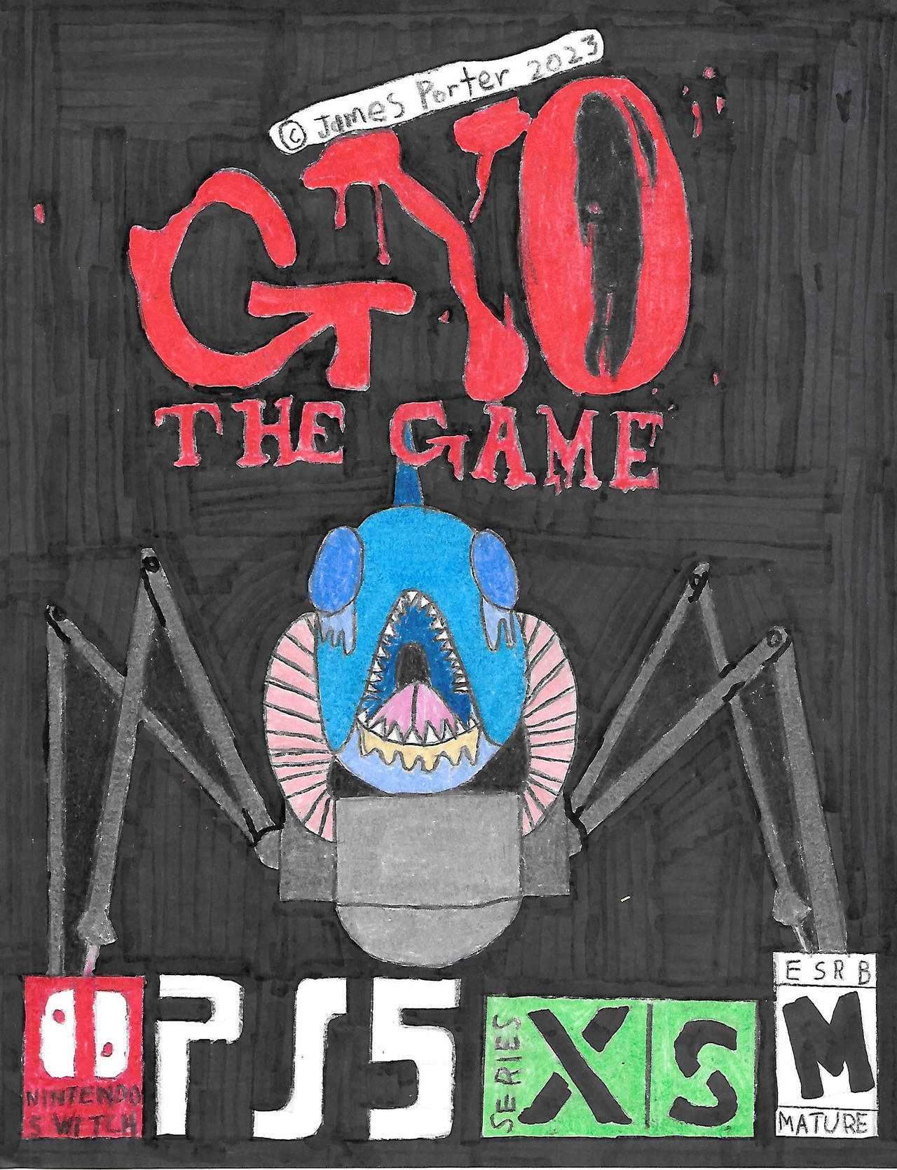 Gyo Video Game Box Art