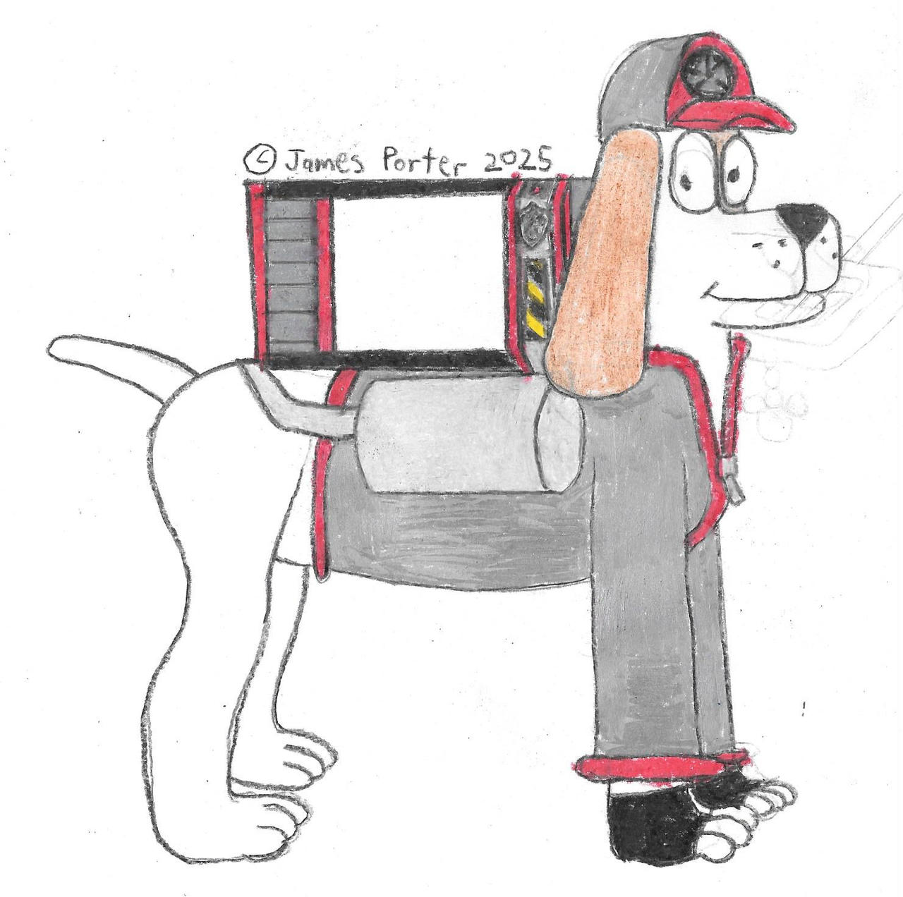 Paw Patrol's Al in Kingdom Hearts style.