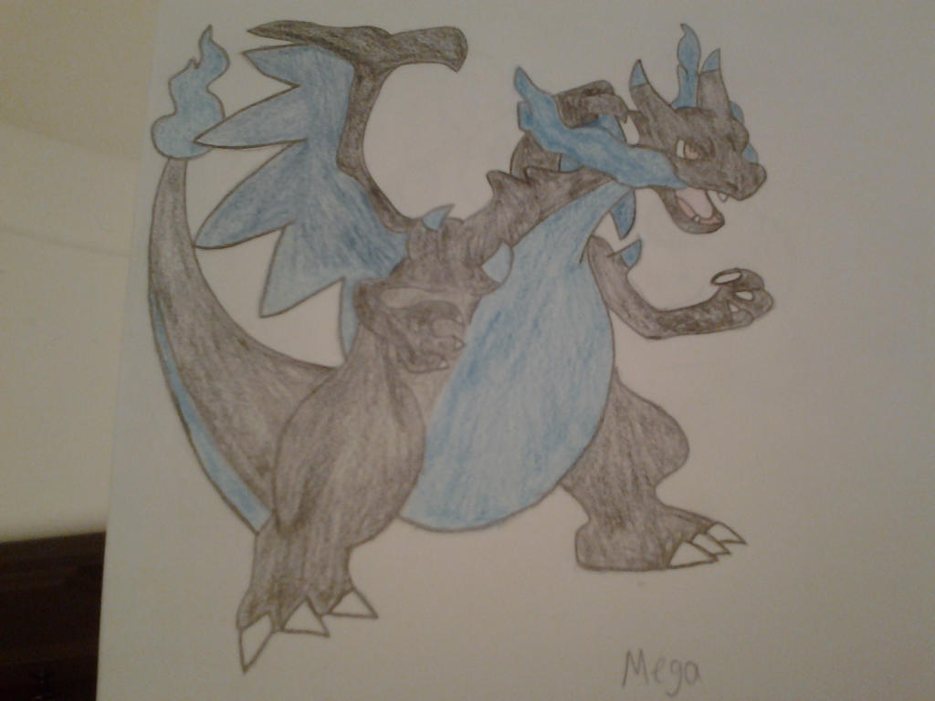 Mega Charizard X by PokeArtByTheARC13 on DeviantArt