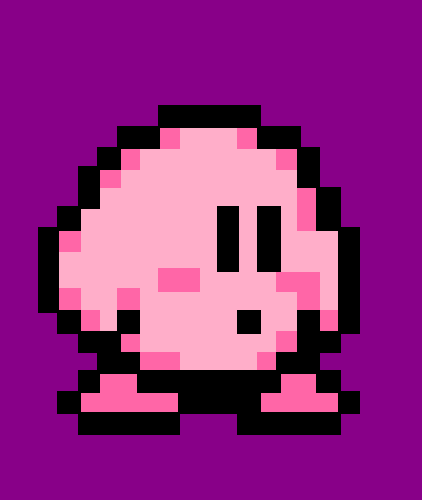 8bit Kirby By Insane4hatenafrogs On Deviantart