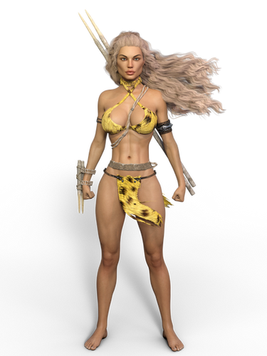 Jungle Girl PNG Pack