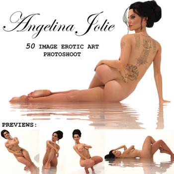 Angelina Jolie // Erotic Art 50 Image Set