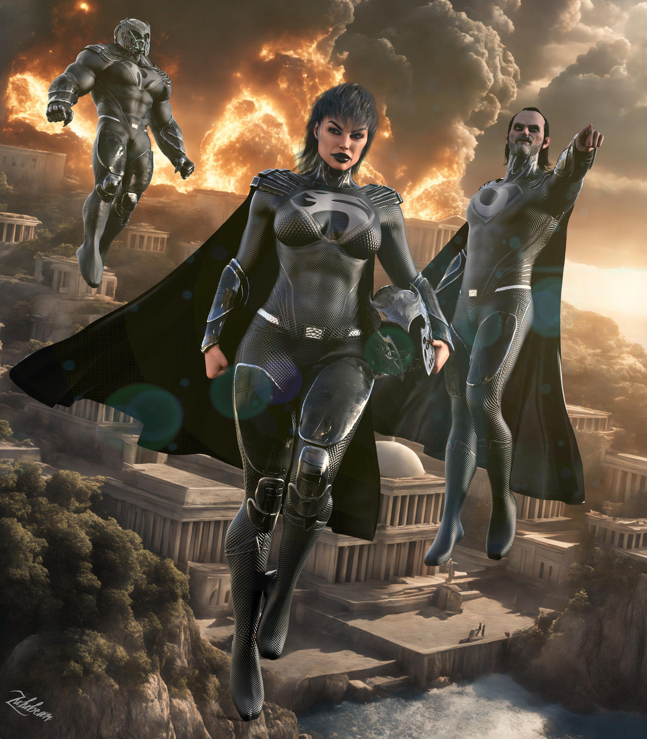 Sword of Rao // Attack on Themyscira by Zulubean on DeviantArt