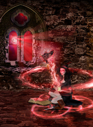Summoning the Guardian of Souls Under a Blood-Moon by SybilThorn Summoning the Guardian of Souls Under a Blood-Moon by SybilThorn