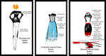 Fashion designs - sketches by SybilThorn