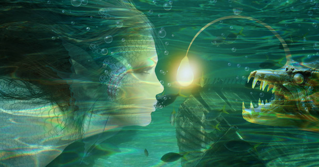 Undersea Encounter by SybilThorn