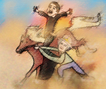 Misha and the Queen in the Wild Wild West by SybilThorn