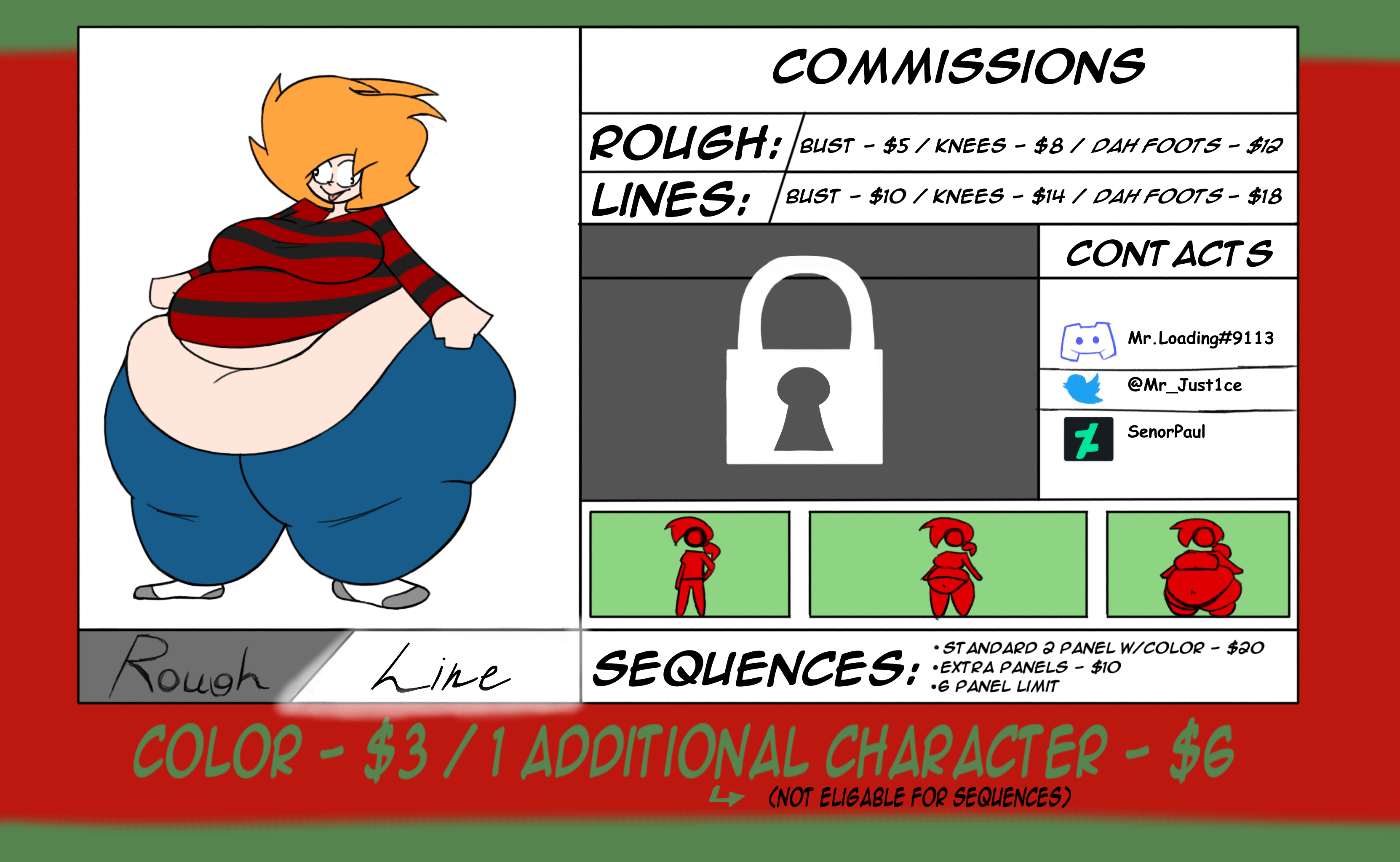 Mr Loading Commission sheet pg .1 by Mr-Loading on DeviantArt