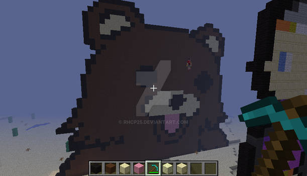 Pedobear - Minecraft Pixel art