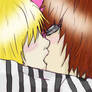 Matt and mello kiss