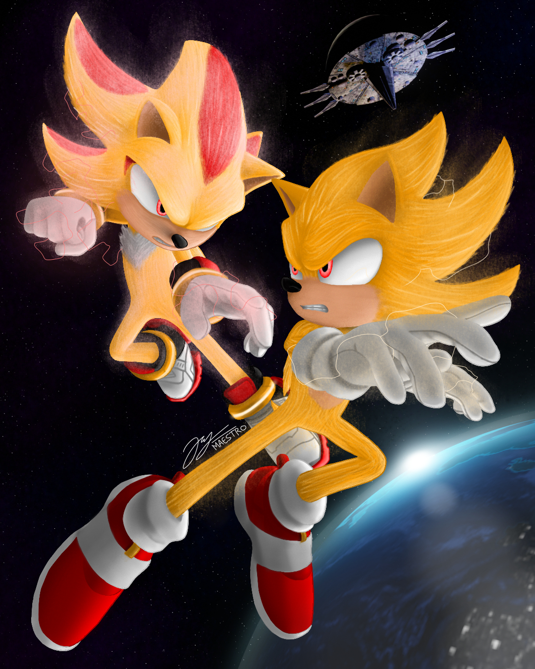 Super Sonic VS Super Shadow Fan Art By MaestroaryArts On DeviantArt super-sonic-vs-super-shadow-fan-art-by-maestroaryarts-on-deviantart