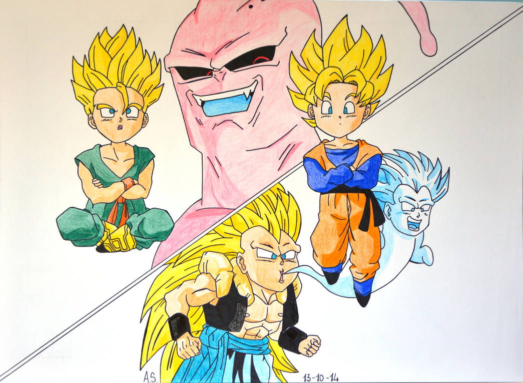 Trunks Boo Goten, Trunks and Majin Boo by Konan-chan16 on DeviantArt