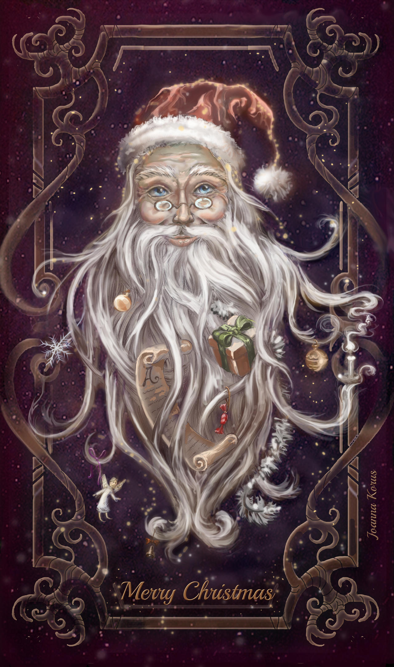 Santa by JoannaKorusArt on DeviantArt
