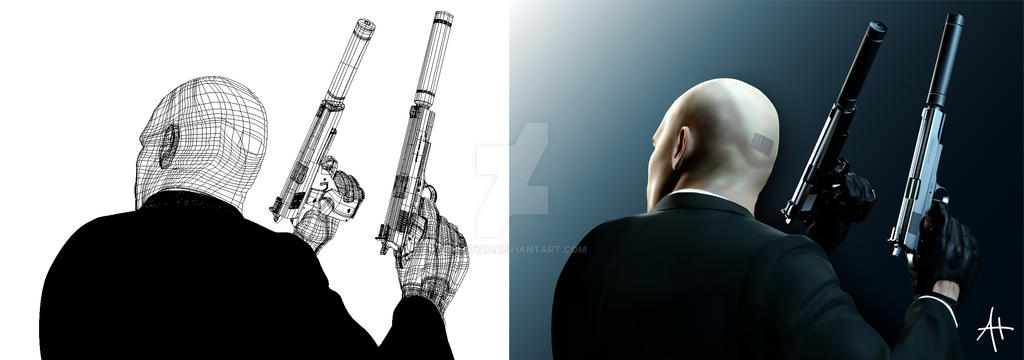 Hitman - Vector by nastiab on DeviantArt