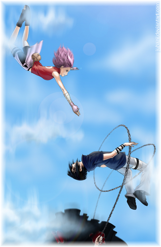 Sakura saving Sasuke