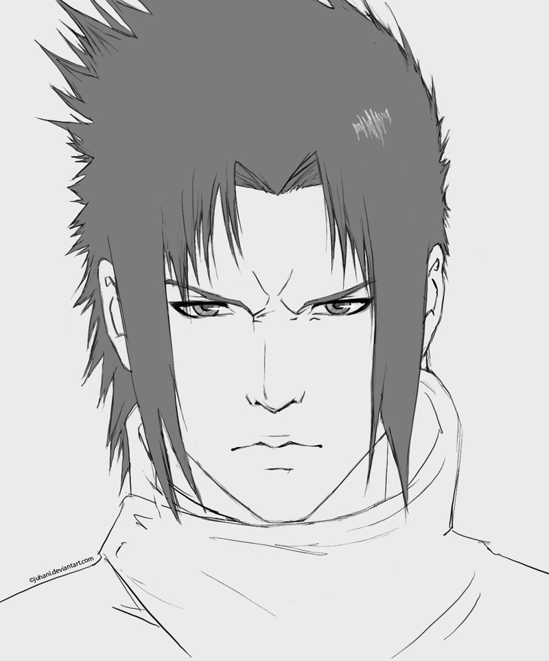 Sasuke Portrait sketch