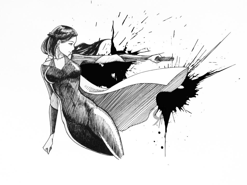 Super hero girl by Juhani