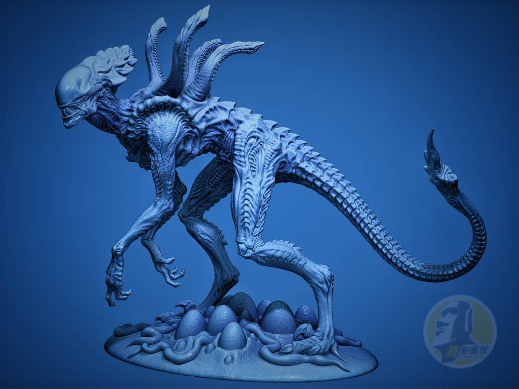 Alien Raptor Designs Xenoraptor by etmodelstudio on DeviantArt