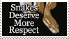 Respect for Snakes Stamp