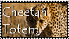 Cheetah Totem Stamp by VampsStock