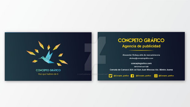 Business card/Tarjeta de presentacion 2