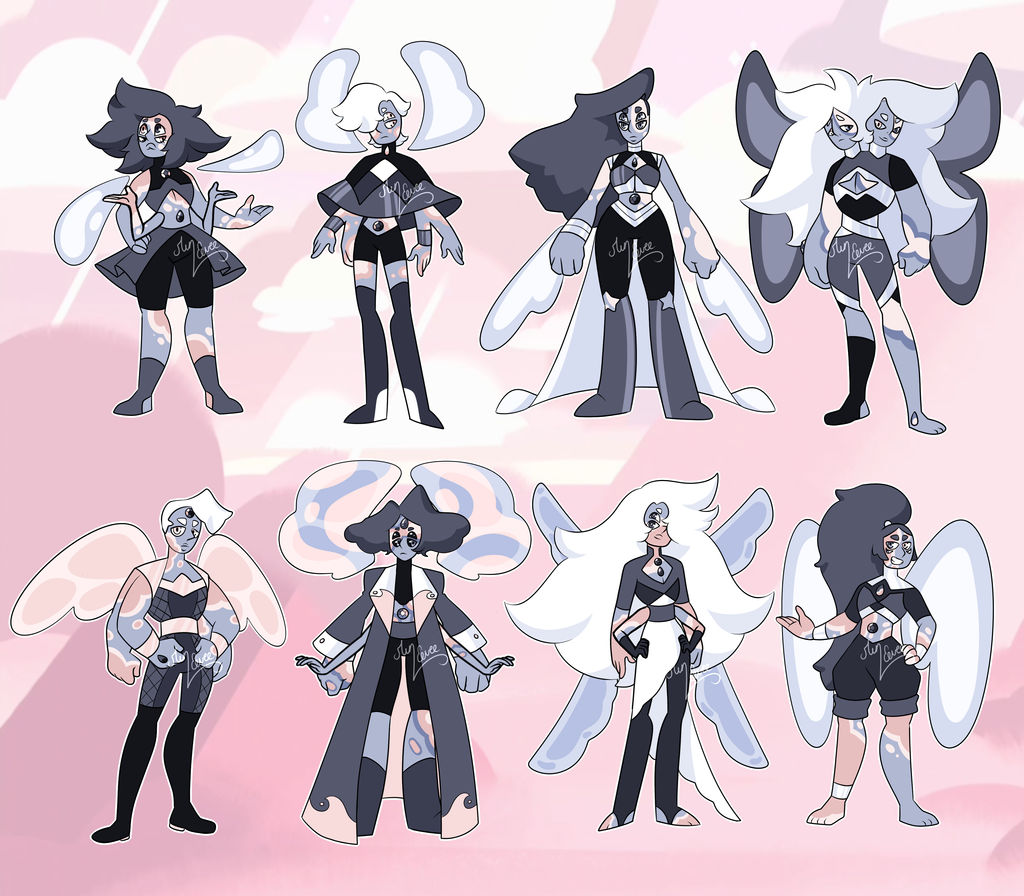 Gem fusion adopts : Crazy Lace Agates [MOVED] by MinEevee on