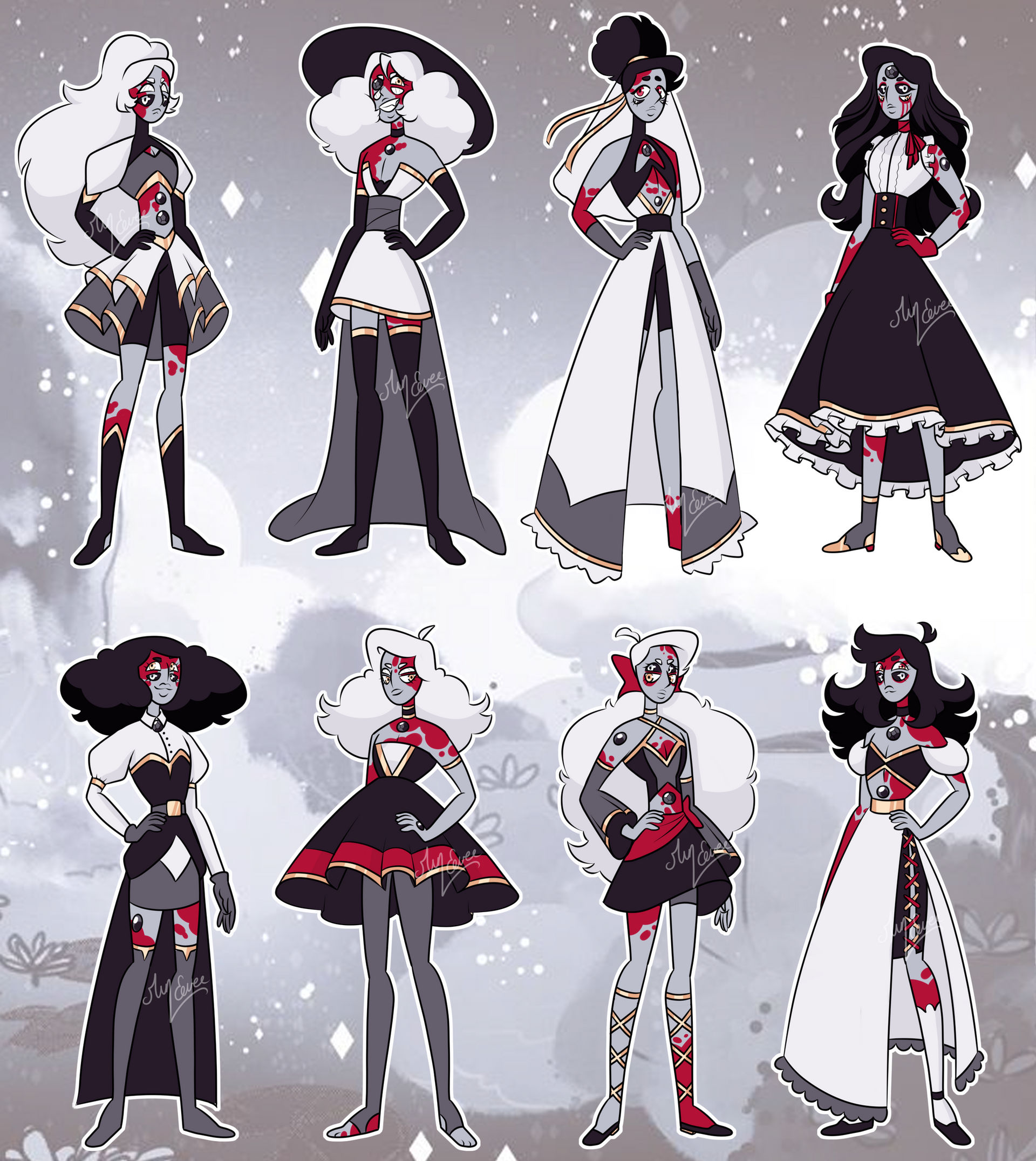 Red Gems Adopts [CLOSED] by MinEevee on DeviantArt