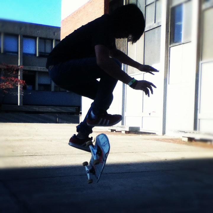 Kickflip of shadow's