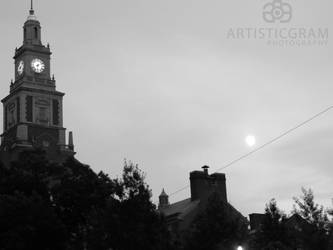 Clock Tower in BW