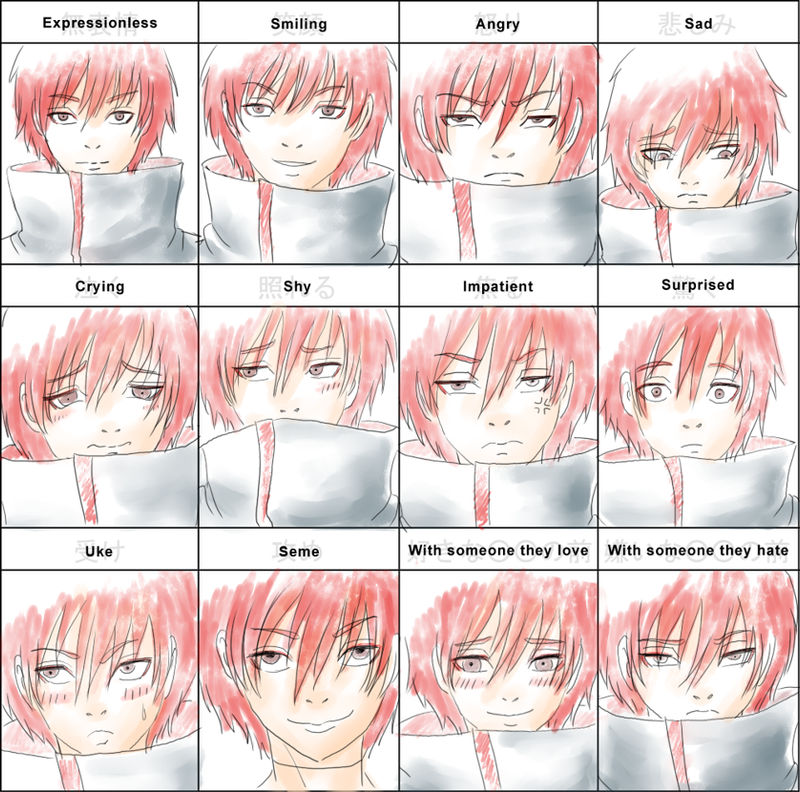Pixiv Expressions Meme Sasori By Goldengrimoire On Deviantart