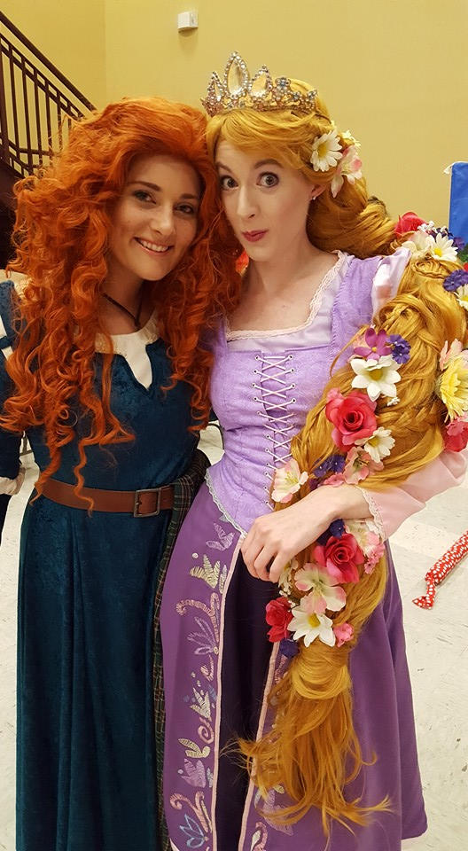 Rapunzel and Merida by jedimasterluthien on DeviantArt