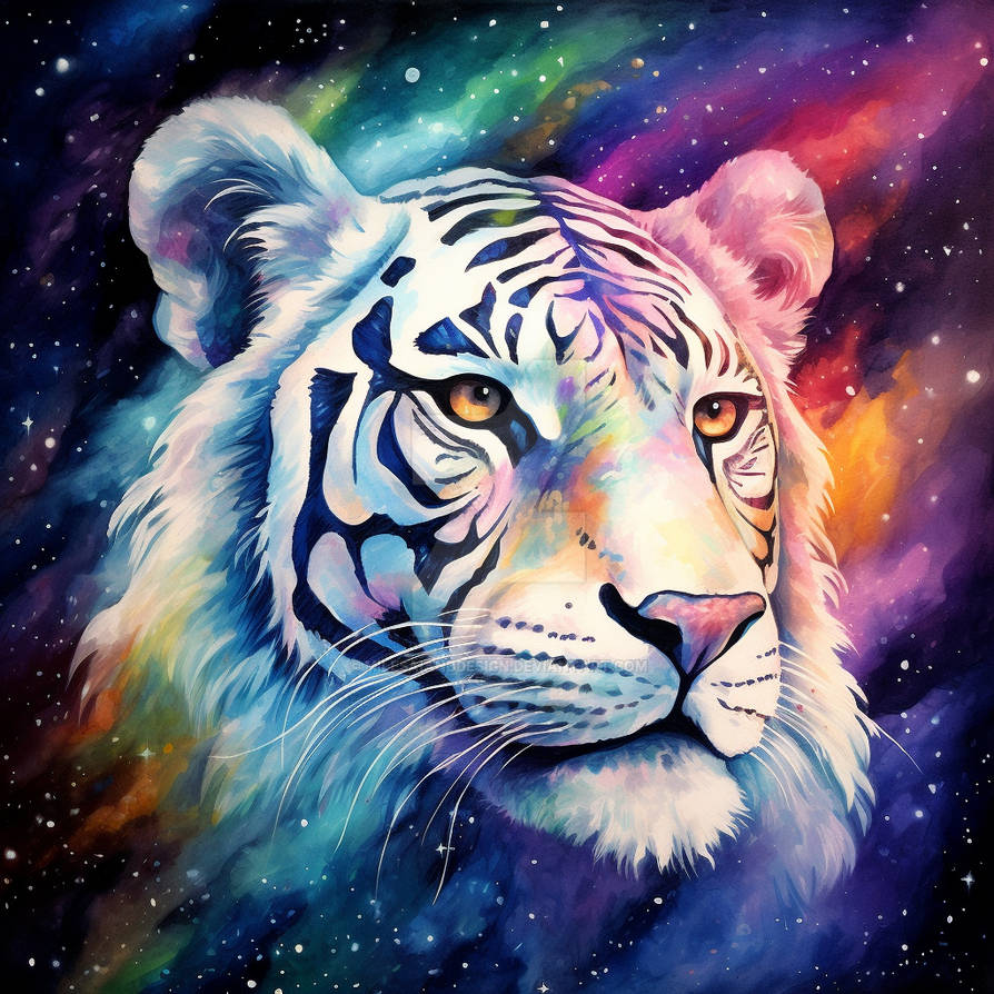 Rgb Tiger Rainbow Tiger by MilesAIandDesign on DeviantArt
