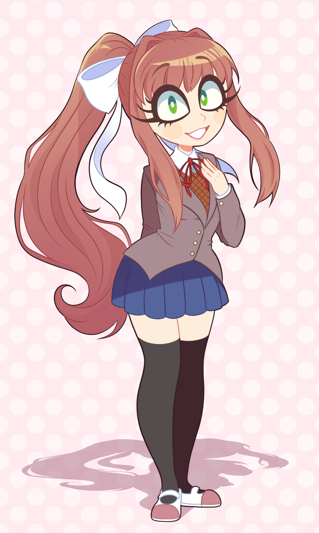 DOKI DOKI MONIKA! by LOVEWHILE on DeviantArt