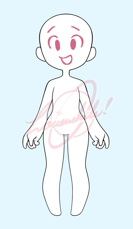 Reference Cartoon Base Reference Base (FREE) by LOVEWHILE on DeviantArt