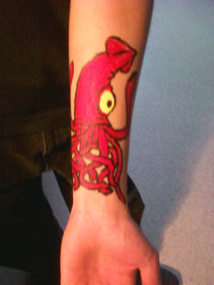 tattoo squid