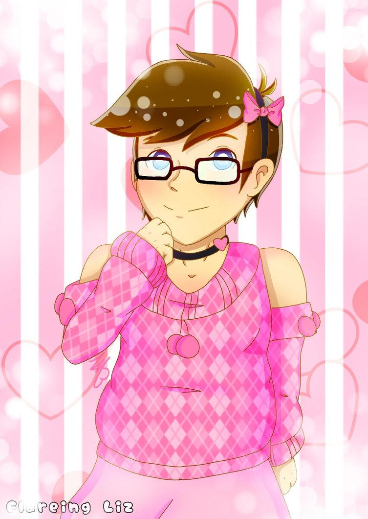 Pink Boy By Flareingliz by bowsareforboys on DeviantArt