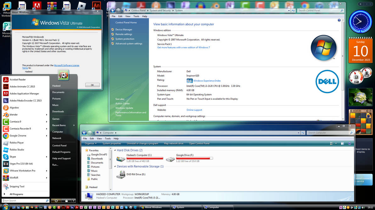I Decided To Transform Windows 7 to Windows Vista. by HadeedDoesStuff ...