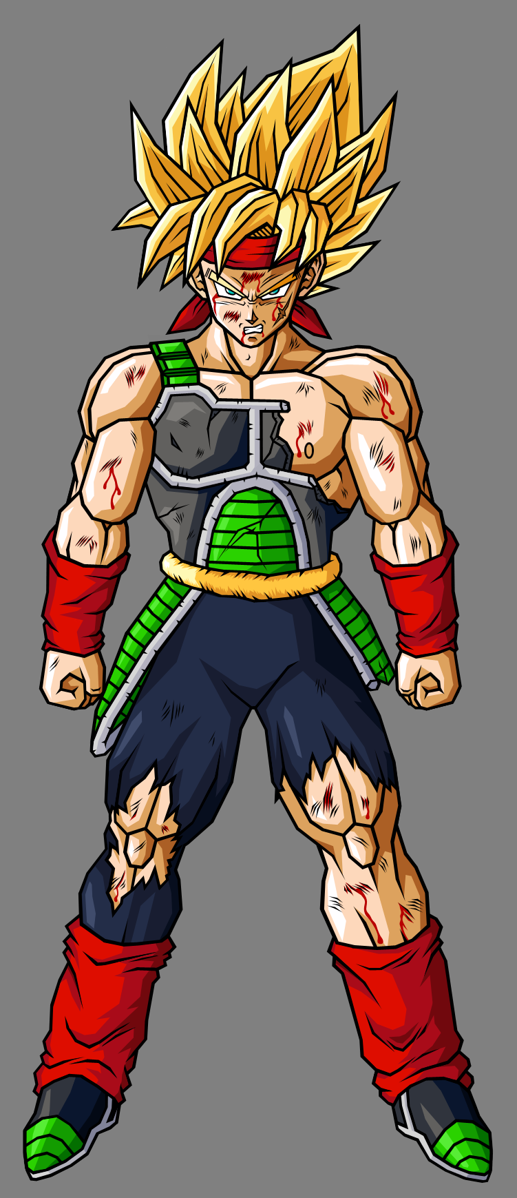 Bardock SSJ, Battle Damaged