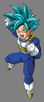 Pre Teen Gohan Super Saiyan Blue